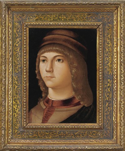 Retrato de un joven de Jacometto Veneziano