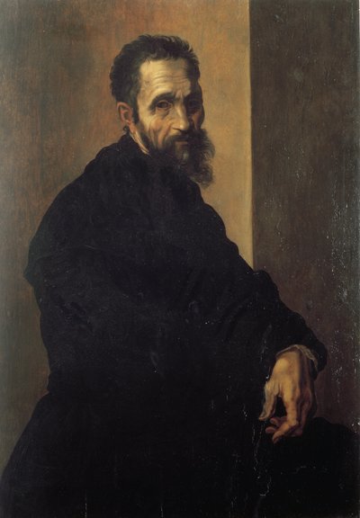 Retrato de Miguel Ángel Buonarroti, conocido como Miguel Ángel de Jacopino del Conte