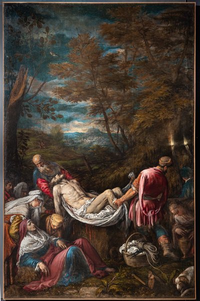 El entierro del cuerpo de Cristo de Jacopo (1510 92) Bassano