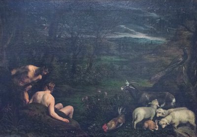 Paraíso terrenal de Jacopo (1510 92) Bassano
