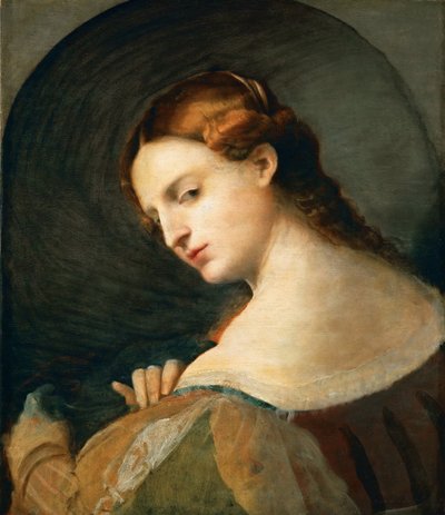 Retrato de una joven de perfil de Jacopo (c.1480 1528) Palma