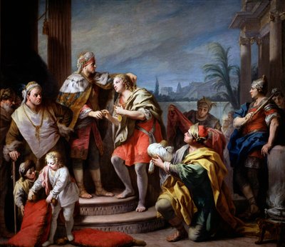 José ante el faraón de Jacopo Amigoni