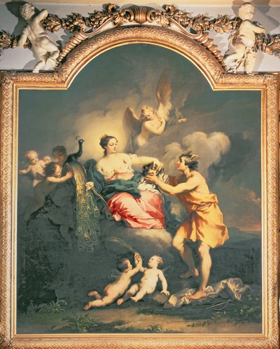 Juno recibe la cabeza de Argus (petróleo) de Jacopo Amigoni
