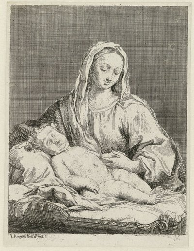 María con niño de Jacopo Amigoni