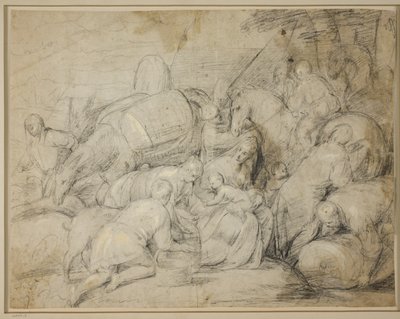 El viaje de Jacob a Egipto de Jacopo Bassano