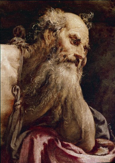 San Jerónimo en meditación de Jacopo Bassano