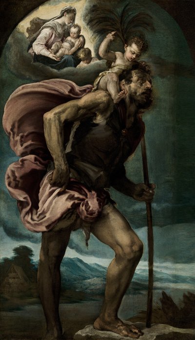 San Cristóbal, 1559 de Jacopo Bassano il vecchio