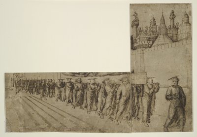 Funeral de la Virgen de Jacopo Bellini