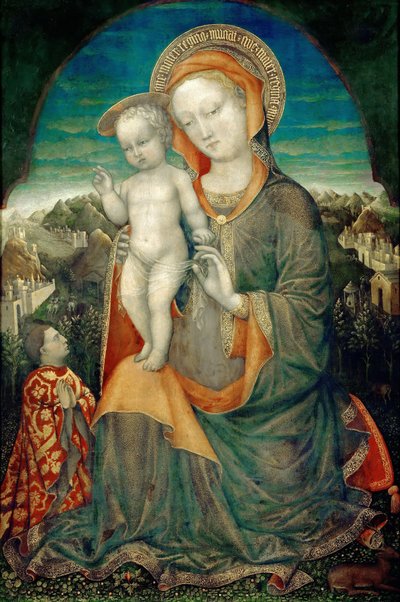 Virgen con el Niño de un príncipe de la Casa de Este de Jacopo Bellini
