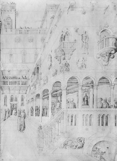 La Flagelación, del Álbum de dibujos de Jacopo Bellini de Jacopo Bellini