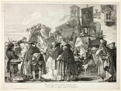 El sacamuelas, lámina nueve de la Selección de cuadros de las colecciones venecianas de Jacopo Leonardis
