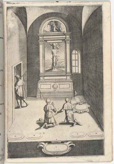 Capilla de San Sebastián (Cappella di San Sebastiano) [lámina N] de Jacopo Ligozzi