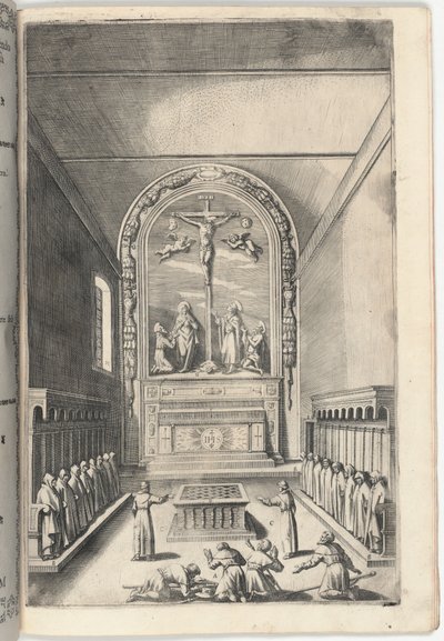 Iglesia de los Estigmas (Chiesa delle Stimmate) [lámina M] de Jacopo Ligozzi