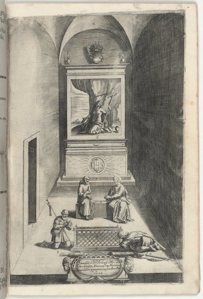 Interior de la Capilla de María Magdalena [lámina H] de Jacopo Ligozzi