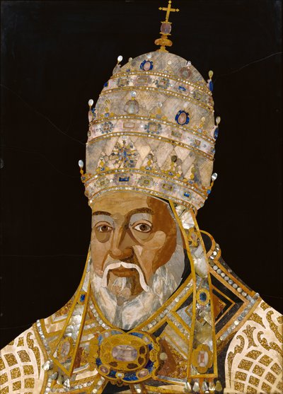 Retrato del Papa Clemente VIII, 1600-1 de Jacopo Ligozzi