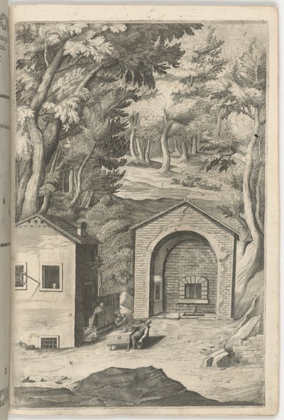 Fuente de San Francisco (Fonte di San Francesco) [lámina B] de Jacopo Ligozzi