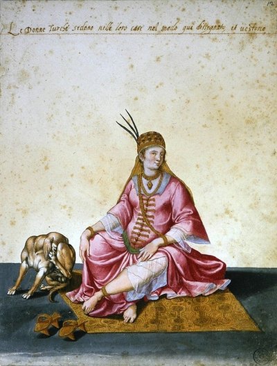 Mujer turca de Jacopo Ligozzi