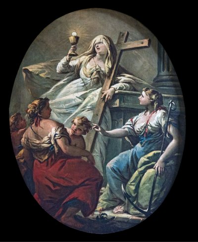 Las virtudes teologales de Jacopo Marieschi