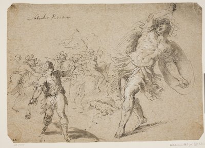 David y Goliat de Jacopo Palma