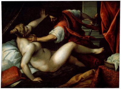 Tarquino y Lucrecia de Jacopo Palma