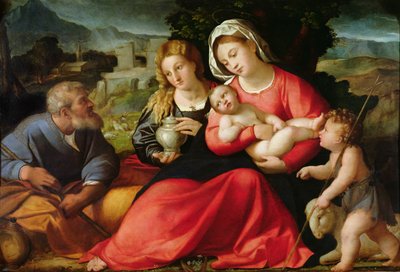 La Sagrada Familia, c.1508-12 de Jacopo Palma