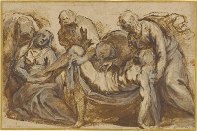Cristo llevado al sepulcro de Jacopo Palma il Giovane