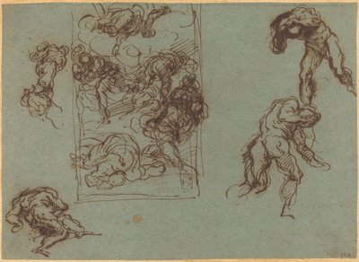 Estudios de Figuras de Jacopo Palma il Giovane
