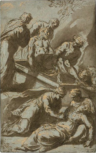 El entierro de Cristo de Jacopo Palma il Giovane