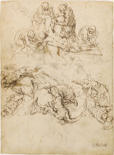 El Martirio de San Bartolomé; La Conversión de San Pablo de Jacopo Palma il Giovane