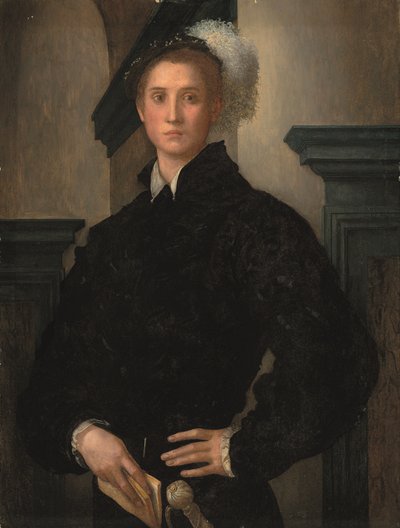 Retrato de Cosme I de Médicis (1519-74) (óleo (u óleo y temple) sobre tabla) de Jacopo Pontormo
