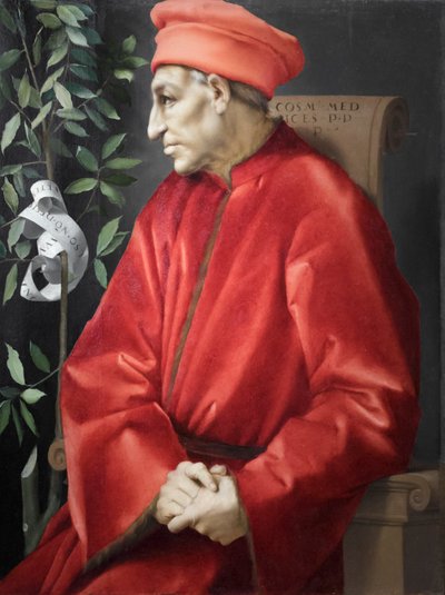 Retrato de Cosme el Viejo de Médicis de Jacopo Pontormo