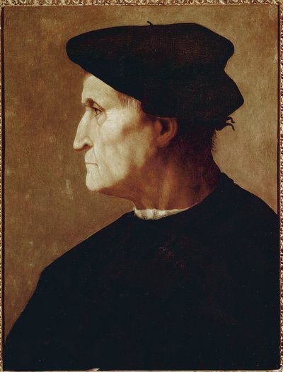 Retrato de perfil de Francesco da Castiglione de Jacopo Pontormo