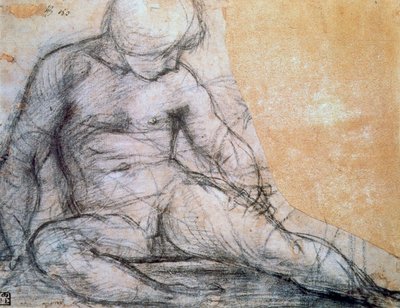 Niño sentado, c1514-1557 de Jacopo Pontormo