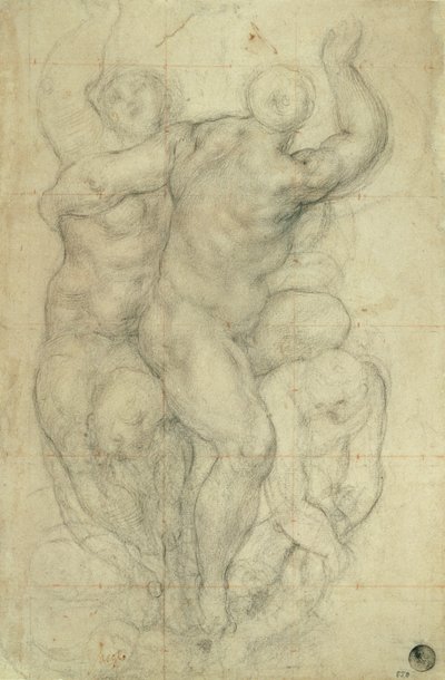 Estudio para un grupo de desnudos de Jacopo Pontormo