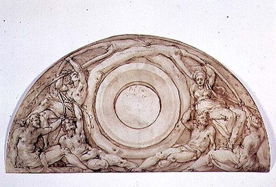 Estudio para una luneta de Jacopo Pontormo