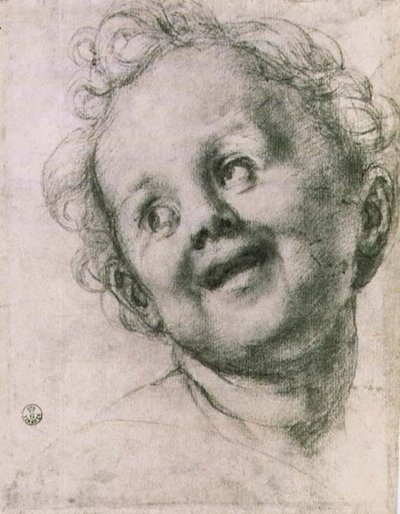 Estudio de un putto para la 