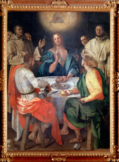 La cena de Emaús de Jacopo Pontormo