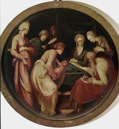 El nacimiento de San Juan Bautista de Jacopo Pontormo