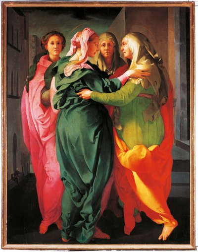 La Visitación de Jacopo Pontormo