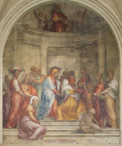 La Visitación de Jacopo Pontormo