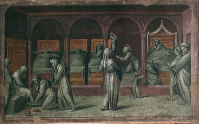 La sala de mujeres en el Hospital de San Mateo de Jacopo Pontormo