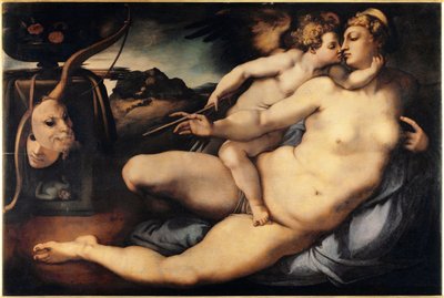 Venus y Cupido de Jacopo Pontormo
