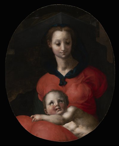 Virgen y Niño, conocida como la Madonna del Libro de Jacopo Pontormo