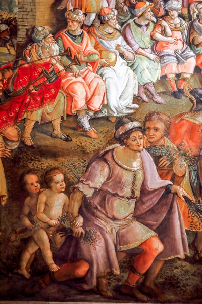 Hannibal y la Guerra Púnica (detalle) de Jacopo Ripanda