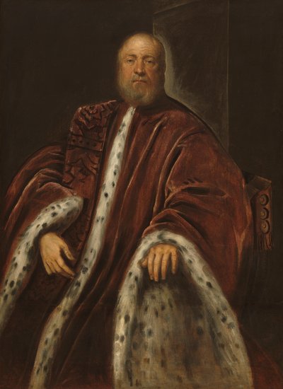 Un Procurador de San Marcos, 1575-85 de Jacopo Robusti Tintoretto