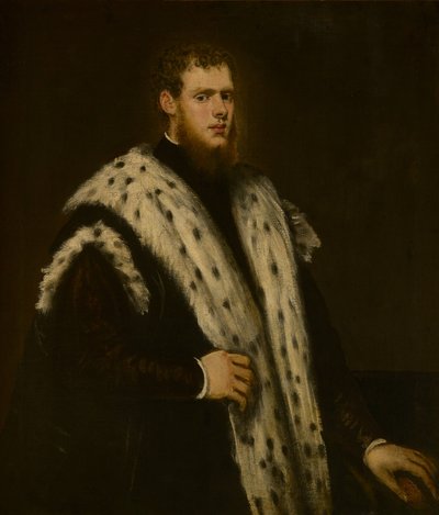 Retrato de un noble veneciano de Jacopo Robusti Tintoretto