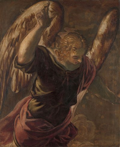 Ángel de la Anunciación a la Virgen de Jacopo Robusti Tintoretto
