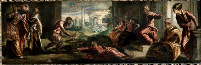 Cayo Mucio Escévola frente a Porsena de Jacopo Robusti Tintoretto