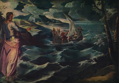 Cristo en el Mar de Galilea, c1575-1580 de Jacopo Robusti Tintoretto