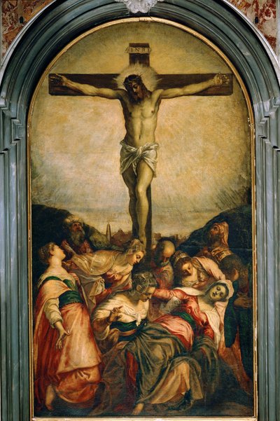 Crucifixión (óleo sobre lienzo) de Jacopo Robusti Tintoretto